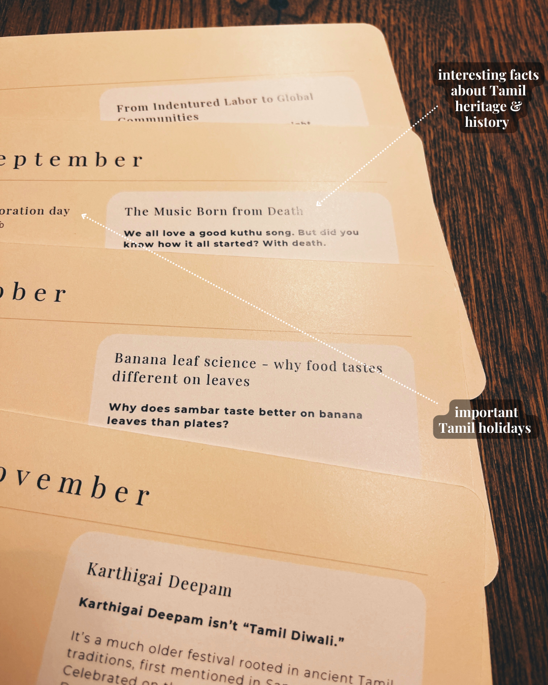 Tamil Minimalistic Desk Calendar 2026