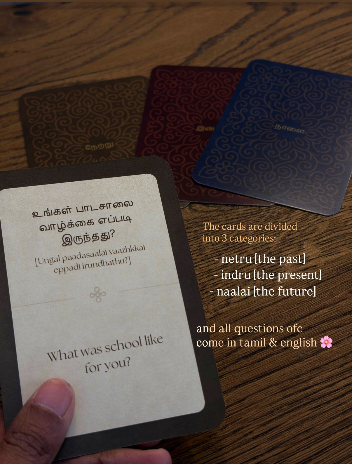Vaazhkai kathaigal | Life stories card deck