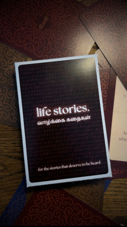 Vaazhkai kathaigal | Life stories card deck