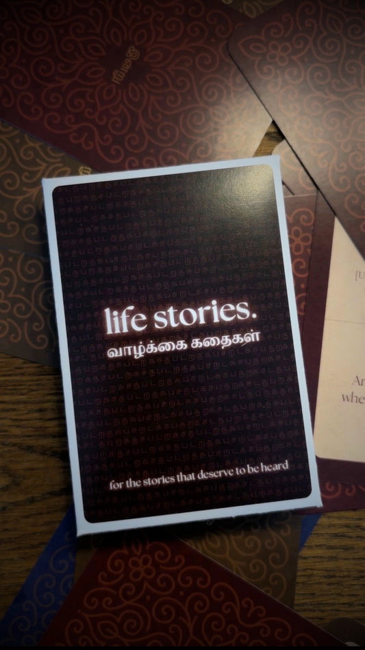 Vaazhkai kathaigal | Life stories card deck